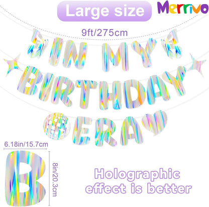 Iridescent Welcome Back We Missed You So Much Banner, Holographic Welcome Back Decorations, Pre-Strung Welcome Home sign for Office Party, Family Gathering, Back to School, Military Homecoming