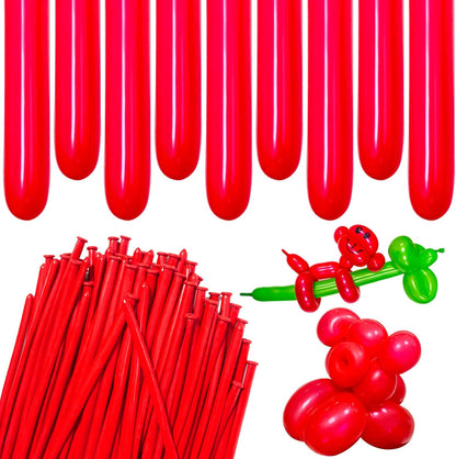 260 Balloons Clear, Thickening Long Balloons for Tying Arch, Twisting Latex Animals Magic Modeling Skinny Birthday Balloon for Kid‘s Party Wedding Decoartion Supply 100pcs