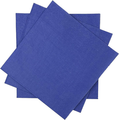 24 colors Cocktail Napkins 5 * 5inch disposable Beverage Napkin paper for Cocktail, Wedding, Dinner，Brithday Party Dessert Wine Paper Napkins（ 120 Count）