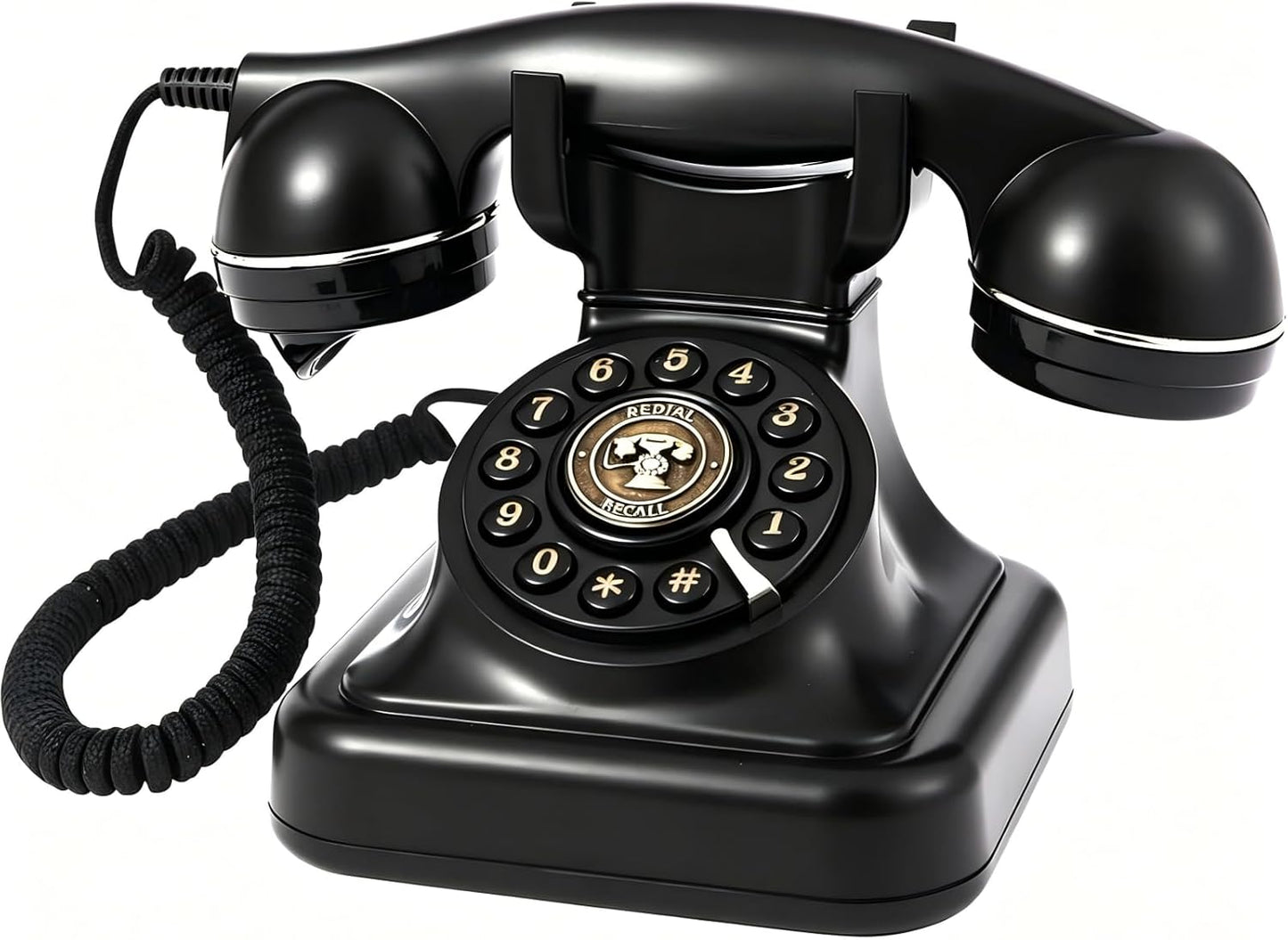 Audio Guest Book Wedding Phone, Audio Guest Book Record Customized Audio Messages Guest Book Alternatives Classic Retro Phone for Parties Birthdays Rentals Confessions Special Occasions