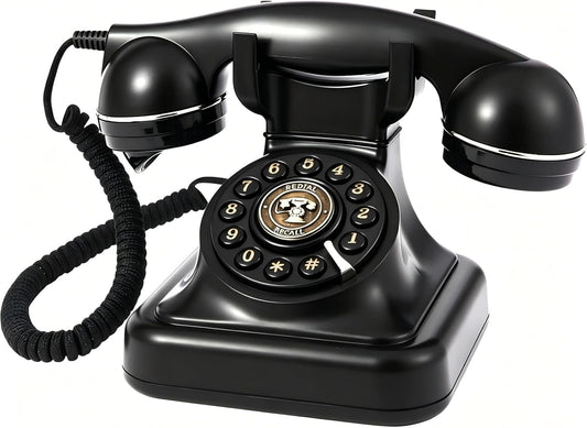 Audio Guest Book Wedding Phone, Audio Guest Book Record Customized Audio Messages Guest Book Alternatives Classic Retro Phone for Parties Birthdays Rentals Confessions Special Occasions