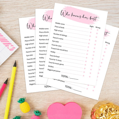 Birthday Party Game - Selfie Scavenger Hunt, Girl Birthday Party Activity Favor, Set of 20 Games Cards, Birthday Supplies, Activity Decorations -B07