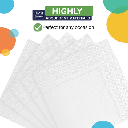 Party Solids Purple Paper Napkins Disposable Everyday 50 Pcs 2 Ply Purple Dinner Napkins Paper Everyday For Parties & Party Supplies