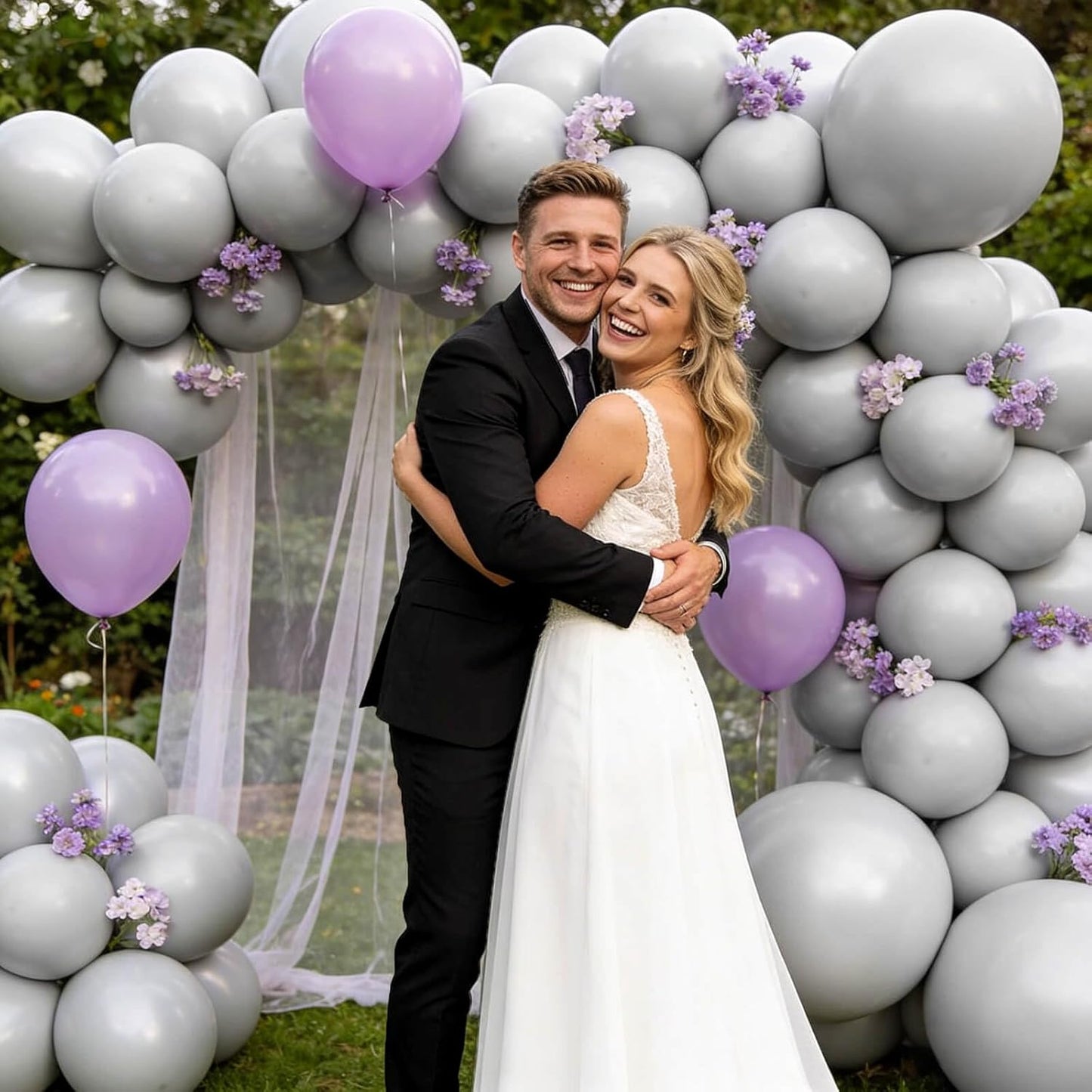 110pcs Black Balloon 12 inch, Black Latex Balloons for Birthday Party Baby Shower Wedding(with 2 Ribbons). - Colors B