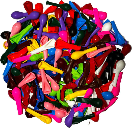 QRabbit 150 Pack 12 Inch Balloons with Hand Pump - Party Balloon with 15 Assorted Colors - Extra Thick Latex Balloons for Wedding Birthday Bridal Shower Christmas New Year Party Decoration