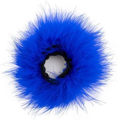 2Pcs Feather Wristbands, 9.65inch Soft Feather Wrist Slap Bracelet Cuffs, Snap Ring, Circle Slap Wrist Decoration Cuffs for Party Decoration