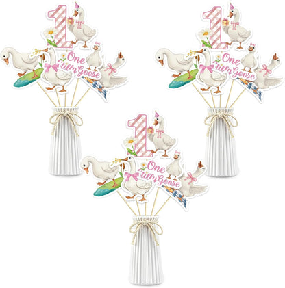 Beautiful Butterfly Centerpiece Sticks - Floral Baby Shower or Birthday Table Toppers - Butterfly Themed Gender Reveal Bridal Shower Party Decoration- Set of 15