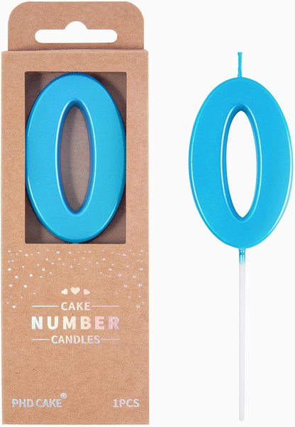 PHD CAKE 2.76 Inch Modern Gold 2 Number Birthday Candles, Gold Number Candles, Cake Number Candles, Party Celebration