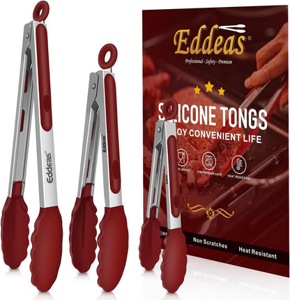 EDDEAS 12 PCS Small Serving Tongs, 4.3" Mini Gold Tongs, Gold Kitchen Tongs for Serving Food, Coffee Bar, Tea Party, Desserts Party and Ice Bucket