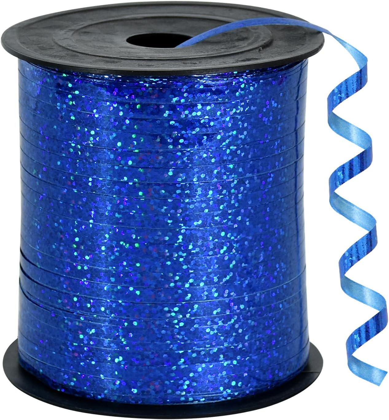 BEISHIDA 500 Yards Red Ribbon Crimped Curling, Balloon String Shiny Metallic Roll for Gift Wrapping Ribbon for Birthday Valentines Day Wedding Mother's Day Party Decorations