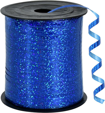 BEISHIDA 500 Yards Red Ribbon Crimped Curling, Balloon String Shiny Metallic Roll for Gift Wrapping Ribbon for Birthday Valentines Day Wedding Mother's Day Party Decorations