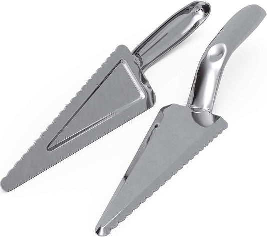 Heavy Duty, Recyclable 10" Dessert Servers 12 Pack. Perfect for Serving Pie, Cake and Pizza. Best Disposable Plastic Cutters for a Wedding or Birthday Party. Great Shovel Slicers for Catering Events