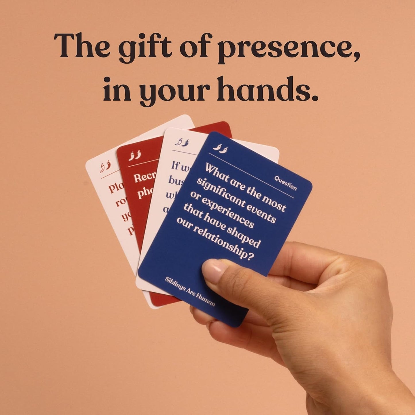 Partners are Human | 140 Conversation Cards to Help Deepen Romantic Relationships | Card Game for Bonding & Communication | Therapy for Adults