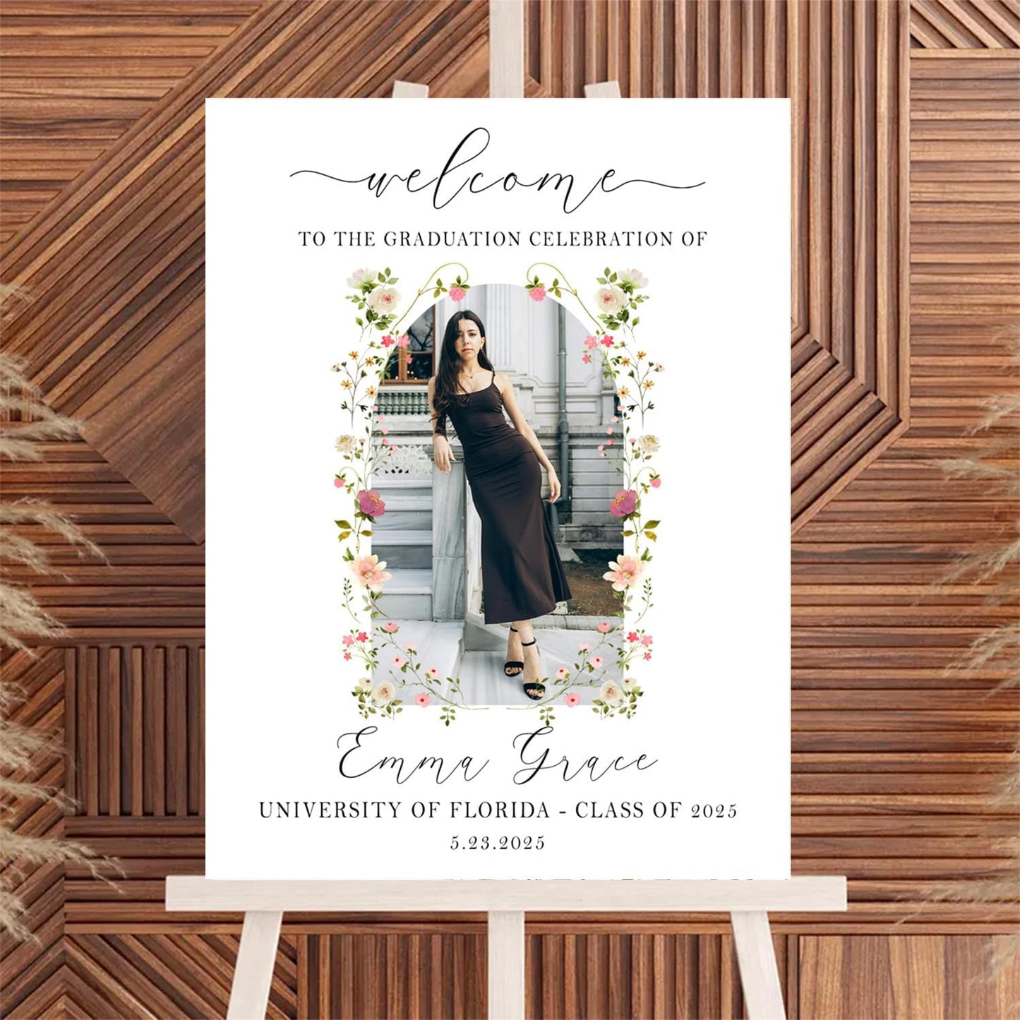Personalized 2026 Graduation Party Welcome Sign, Minimalist Grads Decor, Class of 2026 Graduation Party Poster, Custom Graduation Party Sign, Congrats Grad Decorations Design 2