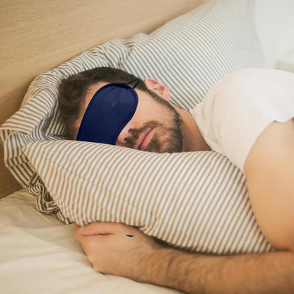 5 Pcs Eye Masks, Sleeping Mask Lightweight Shade Blindfold, Eye Covers for Sleeping Travel Sleep Party Games, Unisex (Black)