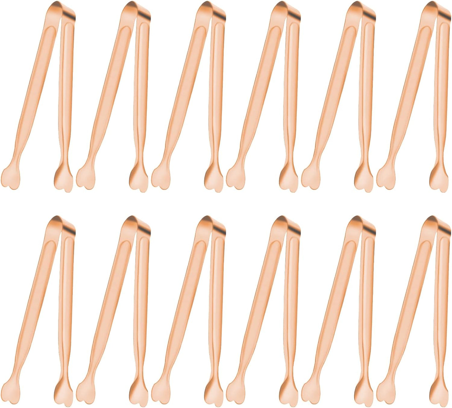 Mini Serving Tongs, Anytrp 18-Packs Stainless Steel Sugar Tongs, 4.3inch Ice Tongs Kitchen Appetizers Tongs for Coffee Bar, Tea Party, Desserts Party, Sugar and Ice Bucket
