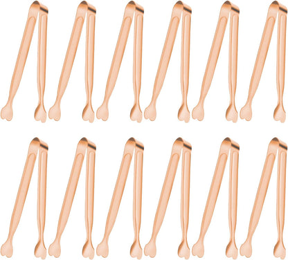 Mini Serving Tongs, Anytrp 18-Packs Stainless Steel Sugar Tongs, 4.3inch Ice Tongs Kitchen Appetizers Tongs for Coffee Bar, Tea Party, Desserts Party, Sugar and Ice Bucket