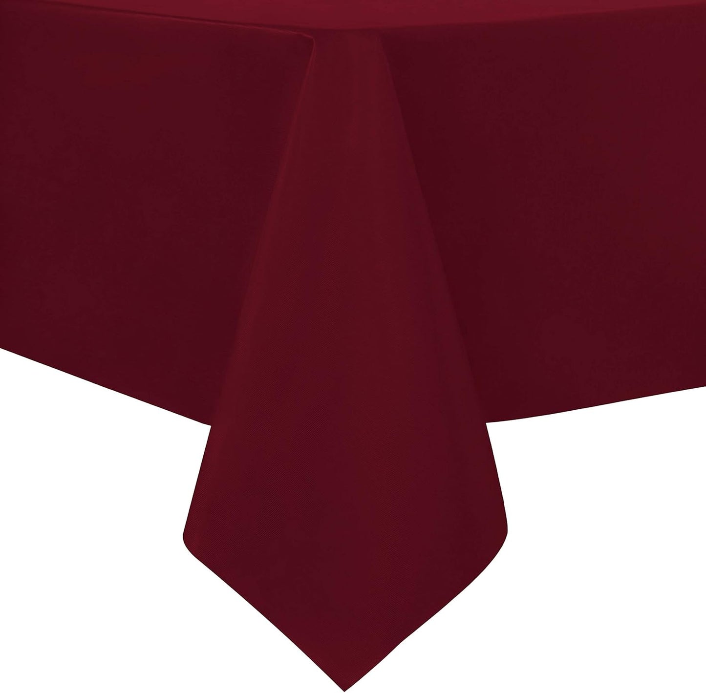 sancua Clear Plastic 100% Waterproof Tablecloth - 54 x 78 Inch - Vinyl PVC Rectangle Table Cloth Protector Oil Spill Proof Wipe Clean Table Cover for Dining Tables, Parties & Camping, Crystal Clear