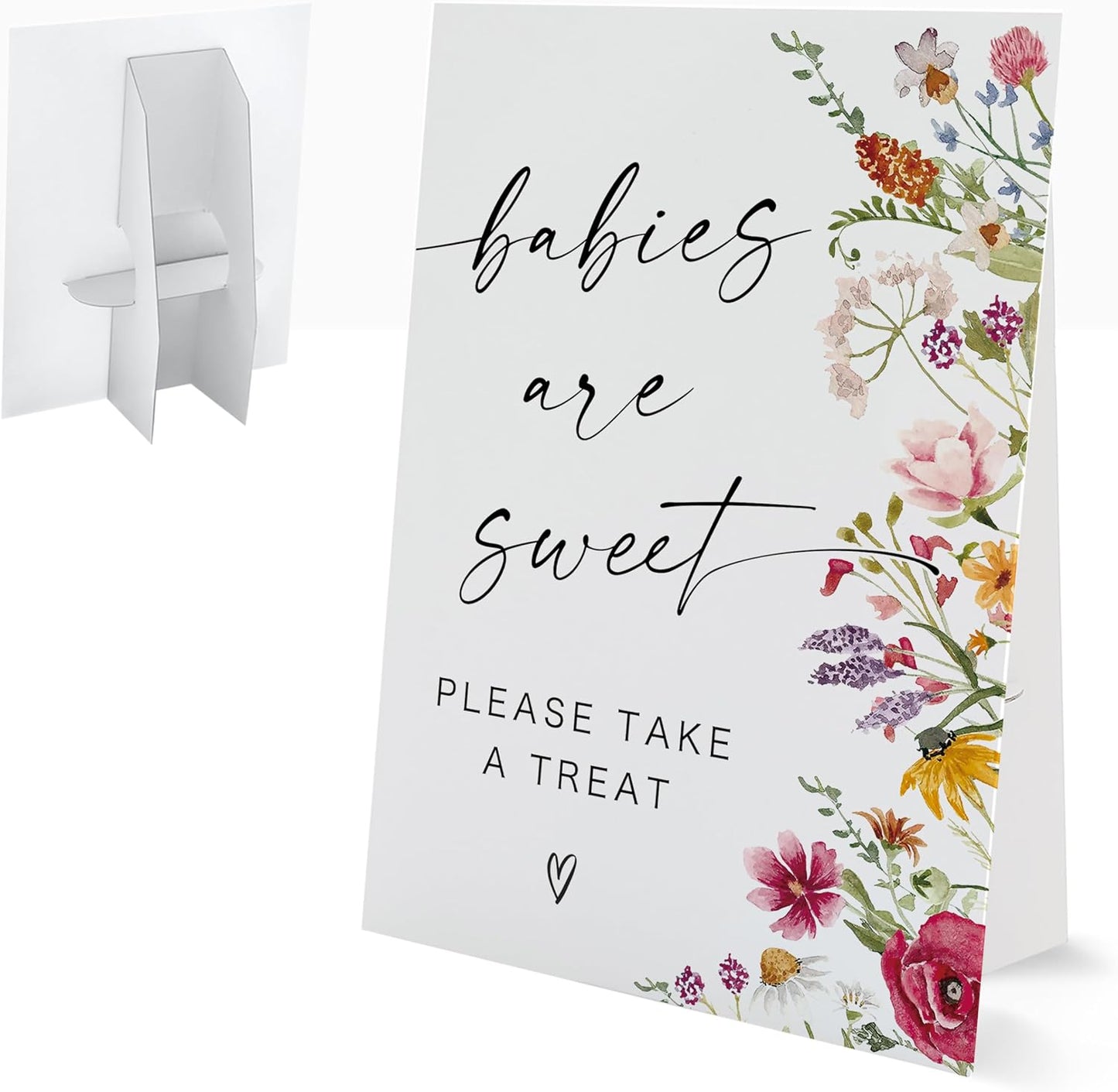 Bible Guest Book Sign, Wedding Signs for Ceremony and Reception, Floral Bridal Shower Decoration, Wedding Signage with Bracket, Bridal Shower Decor, Supplies For Engagement and Anniversary Parties, 13