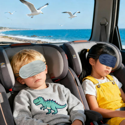 5 Pcs Sleep Mask, Eye Masks for Sleep, with Nose Pad and Elastic Strap for Blind Folds, for Adult Play, Travel Eye Mask, Sleeping, Team Building (Colorful, Medium(3.35x 7.28inch))
