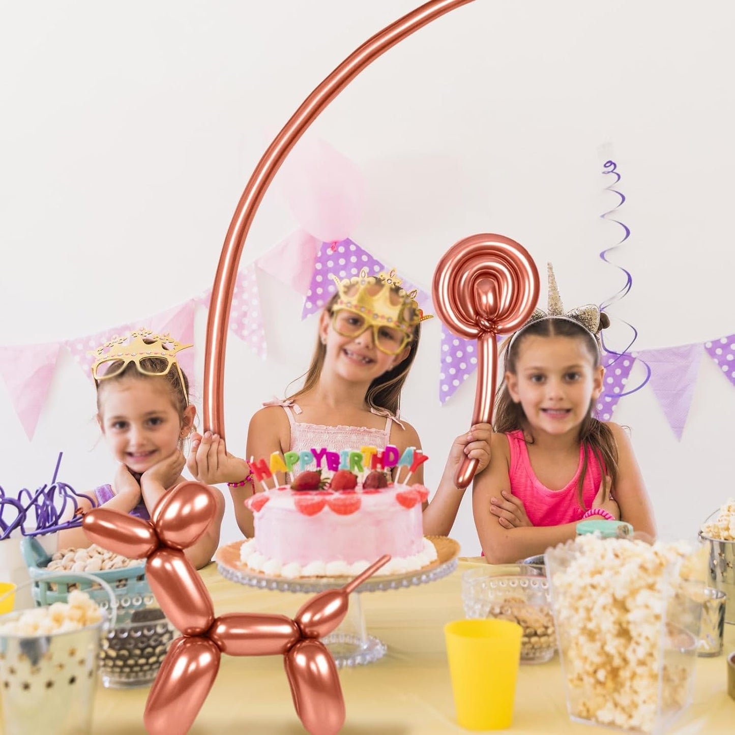 260 Balloons Clear, Thickening Long Balloons for Tying Arch, Twisting Latex Animals Magic Modeling Skinny Birthday Balloon for Kid‘s Party Wedding Decoartion Supply 100pcs