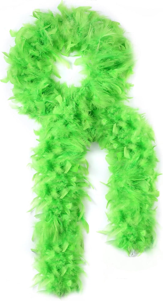 SOGUGOM Red 35g Feather Boas - 2 Yards Boa Feathers for Party, Wedding, Centerpieces, Concert, Costume and Christmas Tree(Red)