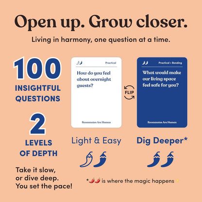 Partners are Human | 140 Conversation Cards to Help Deepen Romantic Relationships | Card Game for Bonding & Communication | Therapy for Adults