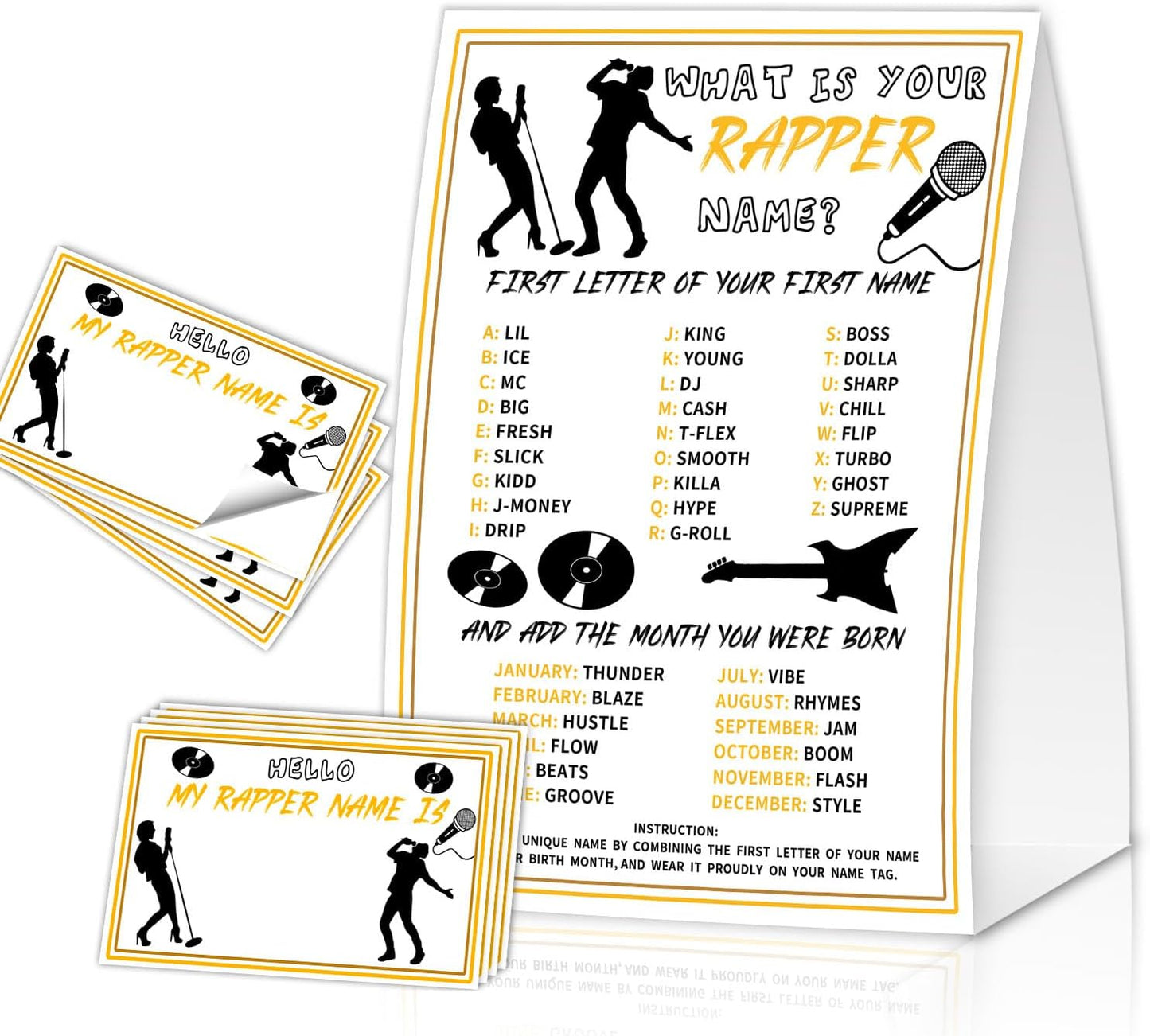 Gamer Birthday Party Decorations, Funny Video Game Party Night Favors Set,What's Your Gamer Name Perfect for Birthday Party Baby Shower Activities(31pcs)
