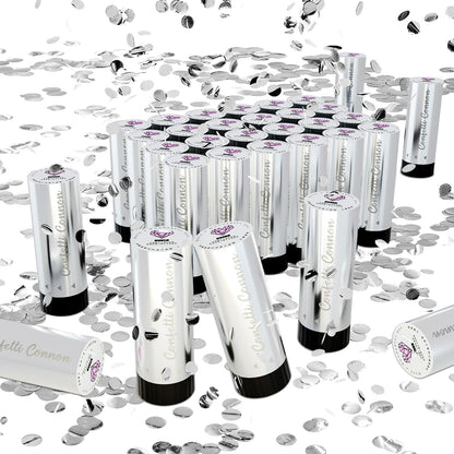 Small Confetti Cannon 24 Pack Mini Confetti Poppers Multicolor Party Poppers Confetti Small Party Confetti for Kids Ideal for Weddings Birthdays Graduations Baby Shower Christmas New Years