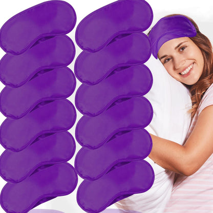 6 Pack Blindfold Eye Mask Cover Sleep Mask for Party Games Travel Sleep Team Build Party Supply with Adjustable Strap for Women Men Kids, Black