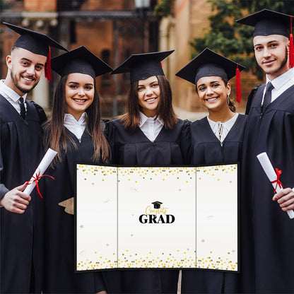 DYIRBIIY 18"X12" Graduation Signature Board - Class of 2026 - Grad Guest Book Alternative for College & High School Students, Congrats Graduate Gift, Party Favors & Decors(Blue) - A10