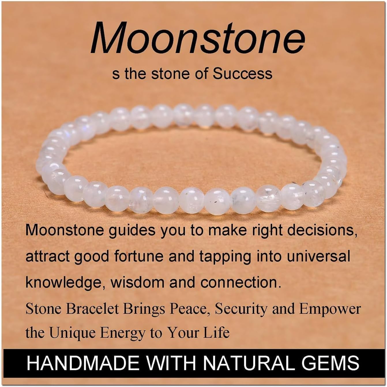 Long tiantian Moonstone Bracelet Glow in the Dark Bracelets Moonstone Jewelry for Women Crystal Bracelet Glow in the Dark Jewelry for Women Trendy Gifts for Christmas
