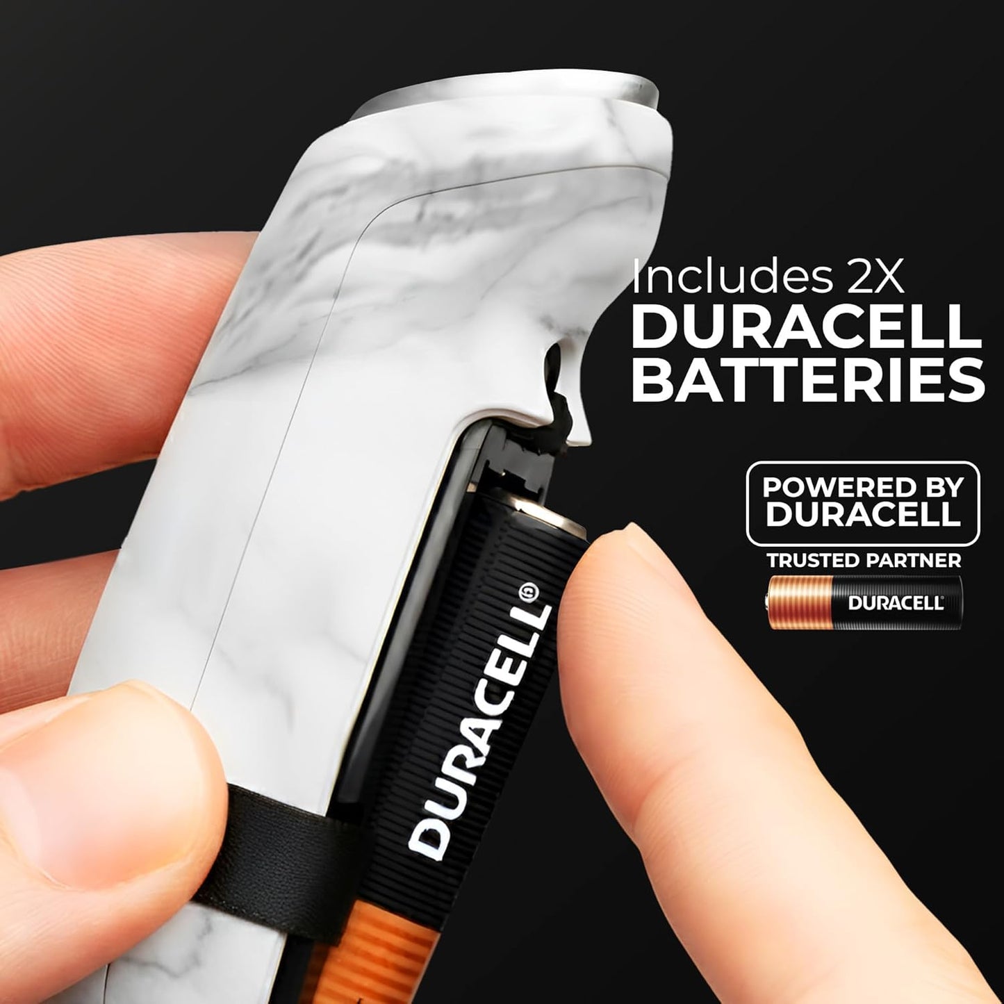 Zulay Kitchen Powerful Milk Frother Wand With Duracell Batteries - Ultra Fast Handheld Drink Mixer - Electric Whisk Foam Maker for Coffee, Lattes, Cappuccino & Matcha - Z1 Motor - Black - Colors C