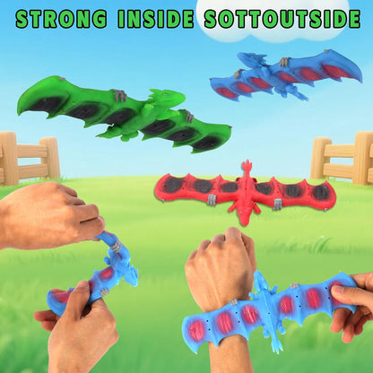 Dinosaur Slap Bracelets，Animals Slap Bracelets for Kids Girls Boys Easter Birthday Party Favors 3PCS