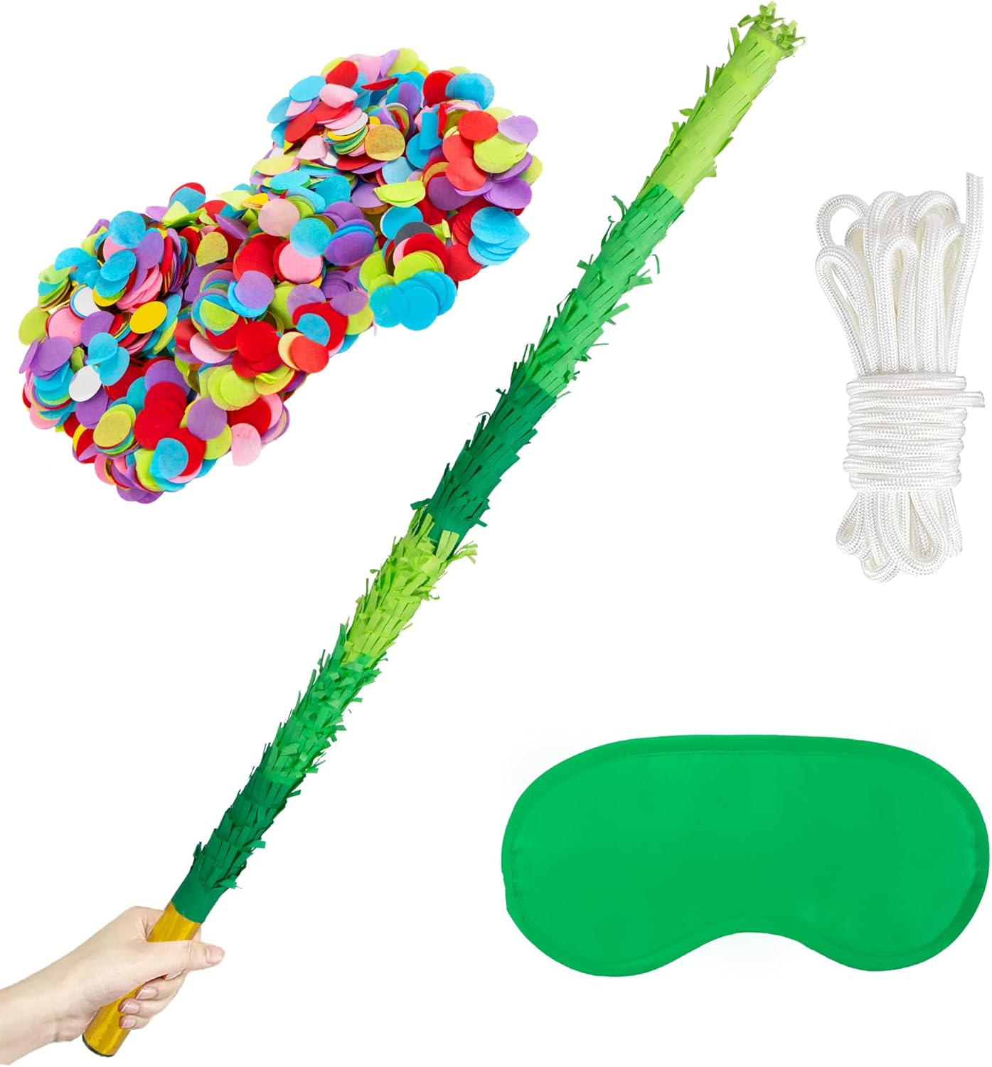 PCFING 30 Inch Piñata Stick Kit Blue Very Sturdy Will Not Break, Suitable for Boys Girls Adults Can Have Fun at Any Party