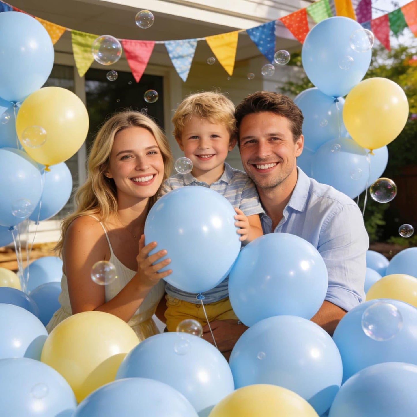 110pcs Black Balloon 12 inch, Black Latex Balloons for Birthday Party Baby Shower Wedding(with 2 Ribbons). - Colors B