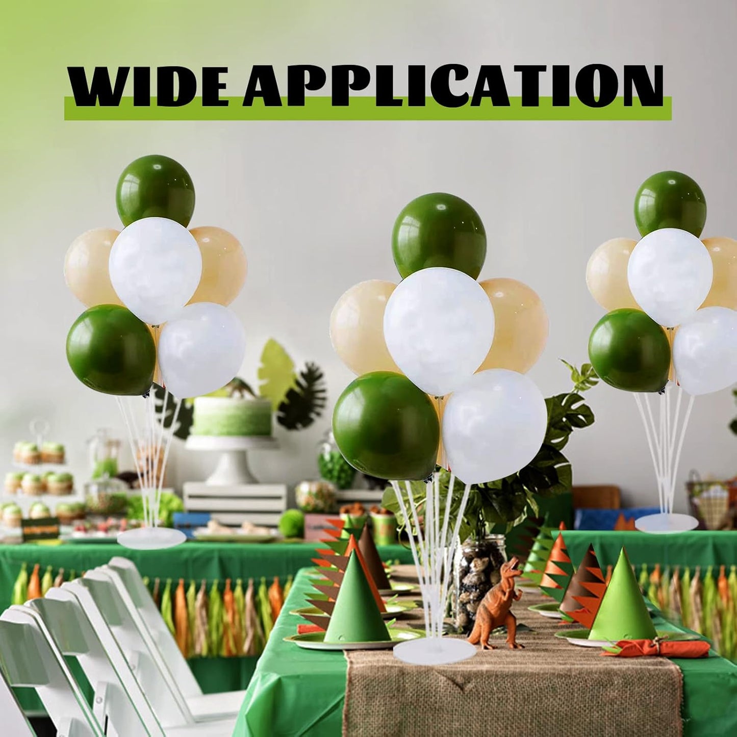 10 Sets of Balloon Stands for Table Balloon Stand Allowing Balloons To Float Without Helium Tank Balloon Holder Decorations for Birthday Party Wedding Festival Christmas