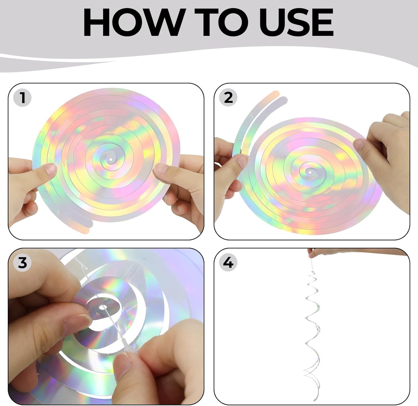 24 PCS Pink Hanging Swirl, Sparkle Ceiling Hanging Decorations, Plastic Streamer Party Decorations with Double-Swirls and Single-Swirls for Birthday Decorations, Easter, Graduation, Baby Shower