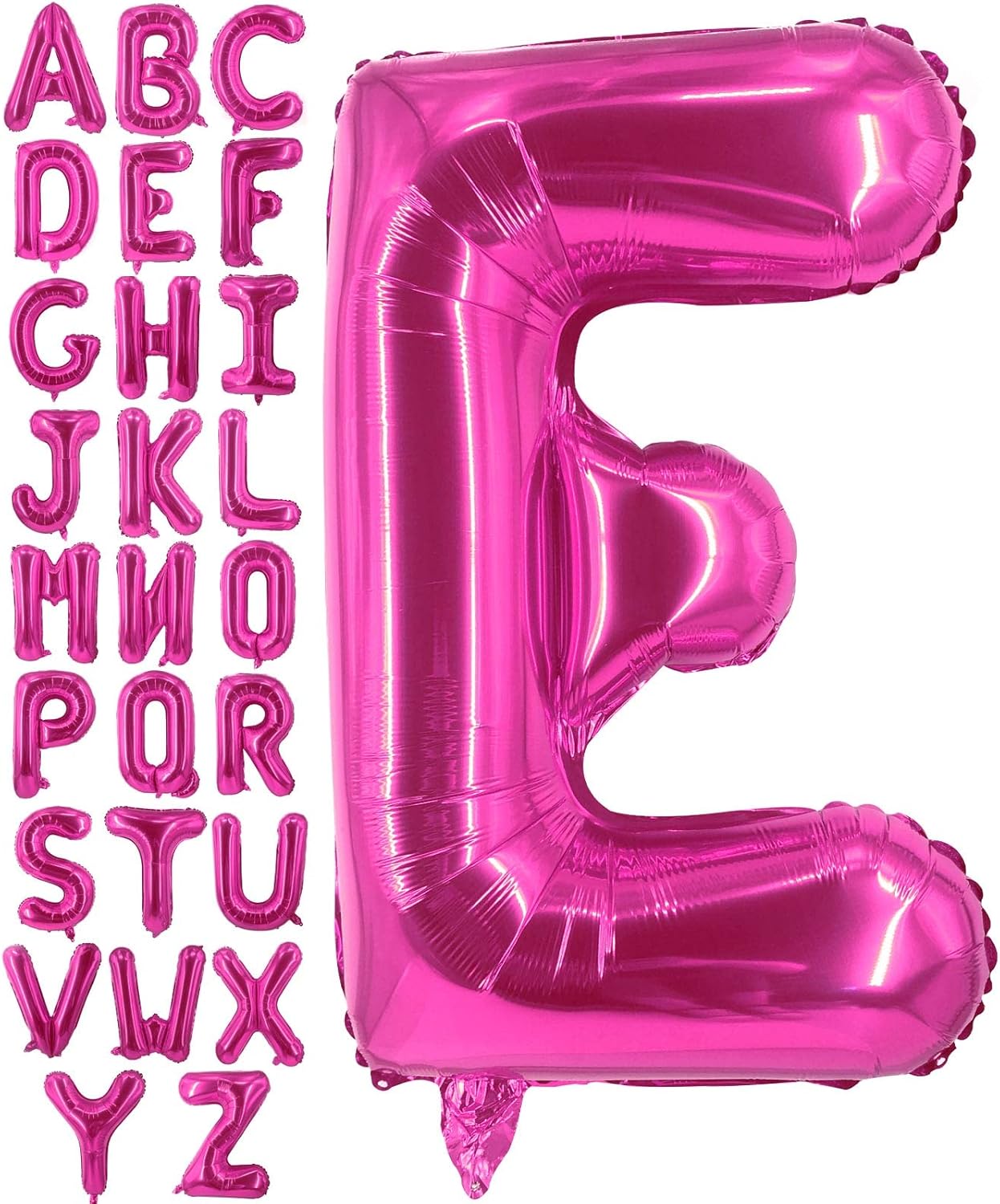Lovoir 40 Inch Large Hot Pink Letter A Balloons Big Size Jumbo Mylar Foil Helium Balloon for Birthday Party Celebration Decorations Alphabet Hot Pink A