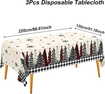 Staraise 3PCS Unicorns Tablecloths for Birthday Decoration, Unicorn Party Decorations Pastel Rainbow DisposableTable Covers for Kids Girls Baby Shower Birthday Party Supplies, 51.2X 86.6inch