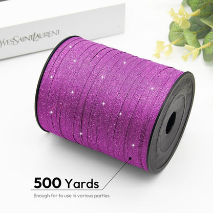 KMER LIFE Premium Red Curling Ribbon, 1/5" Wide x 500 Yards Christmas Curling Ribbons for Gift Wrapping, Party Decoration, Balloon String, Ribbons for Florist Flower (1 Roll)