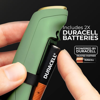 Zulay Kitchen Powerful Milk Frother Wand With Duracell Batteries - Ultra Fast Handheld Drink Mixer - Electric Whisk Foam Maker for Coffee, Lattes, Cappuccino & Matcha - Z1 Motor - Black - Colors D