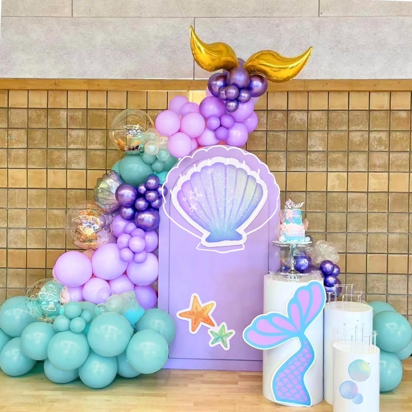 Blue Silver Balloons Set, 12 Inch Blue and Silver Balloons Dark Navy and Confetti Party Latex Balloon, Macaron Metallic Baby Blue Mixed Balloon for Birthday Graduation Baby Shower Wedding Retirement