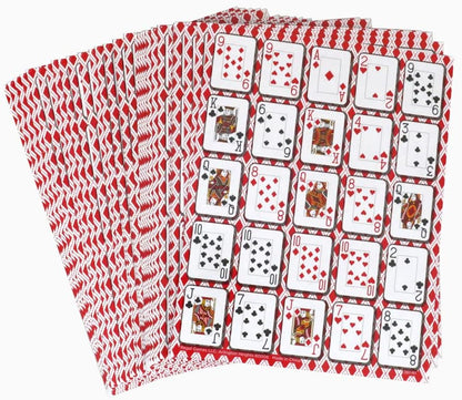 Regal Games - Poker Keeno Bulk Game Set - Includes 36 Two-Sided Boards, 600 Scoring Chips, 1 Deck of Standard Poker Cards - 72 Unique Board Layouts- Casino Night Card Game- Compatible w Poker Keno