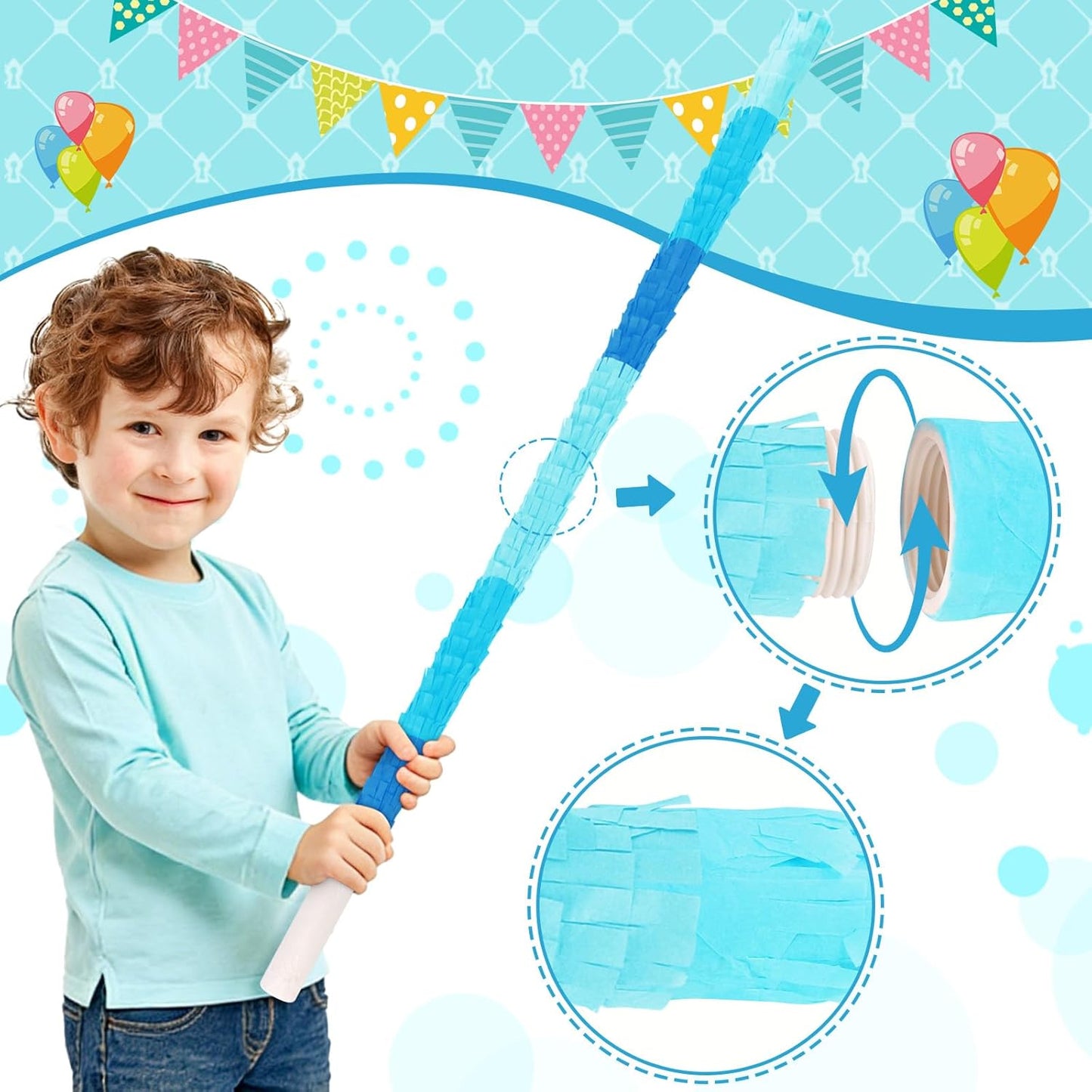 Easter Bunny Pinata Funny Bunny Egg Pinata with Blindfold & Stick for Birthday Decorations Easter Party Supplies Spring Decorations