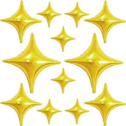 HILAVO Crown Balloons, Large Gold Foil Crown Balloons Gold Crowns Decoration for King and Queen Party Royalty Birthday Wedding Party Baby Shower Decorations Supplies