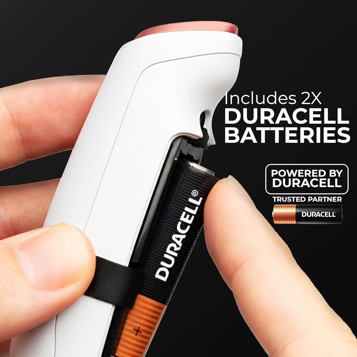 Zulay Kitchen Powerful Milk Frother Wand With Duracell Batteries - Ultra Fast Handheld Drink Mixer - Electric Whisk Foam Maker for Coffee, Lattes, Cappuccino & Matcha - Z1 Motor - Black - Colors B