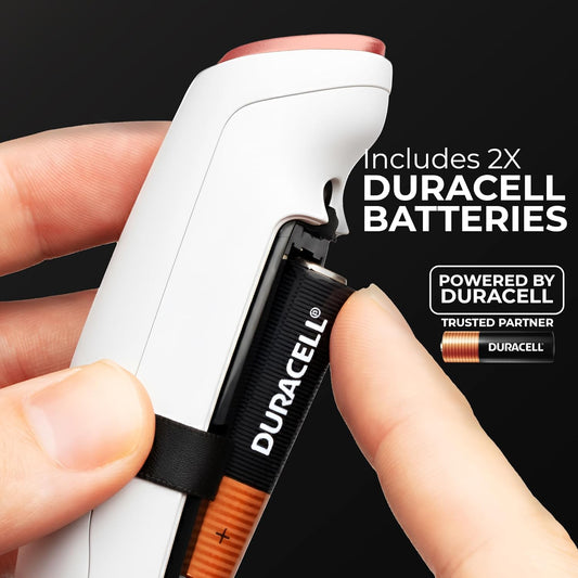 Zulay Kitchen Powerful Milk Frother Wand With Duracell Batteries - Ultra Fast Handheld Drink Mixer - Electric Whisk Foam Maker for Coffee, Lattes, Cappuccino & Matcha - Z1 Motor - Black - Colors B