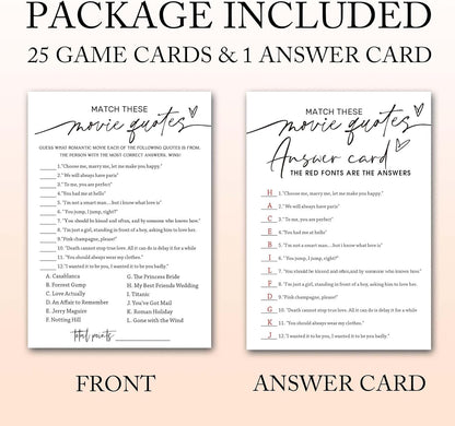 Bridal Shower Bingo, What Will The Bride to Be Receive, 25Pcs Bridal Bingo Game Cards, Engagement Party Games for Guests, Minimalist White Wedding Party Supplies - A18