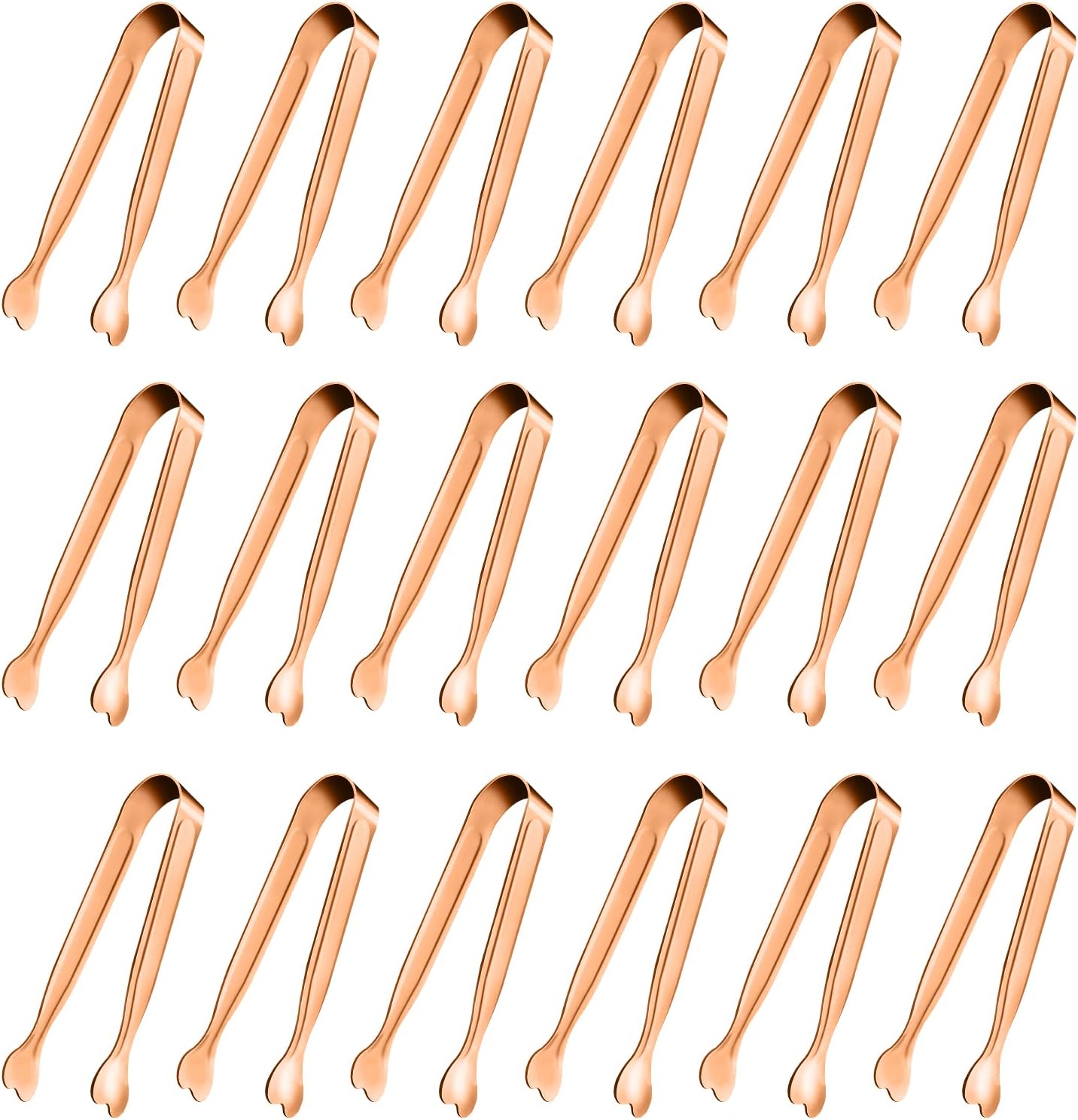 Mini Serving Tongs, Anytrp 18-Packs Stainless Steel Sugar Tongs, 4.3inch Ice Tongs Kitchen Appetizers Tongs for Coffee Bar, Tea Party, Desserts Party, Sugar and Ice Bucket